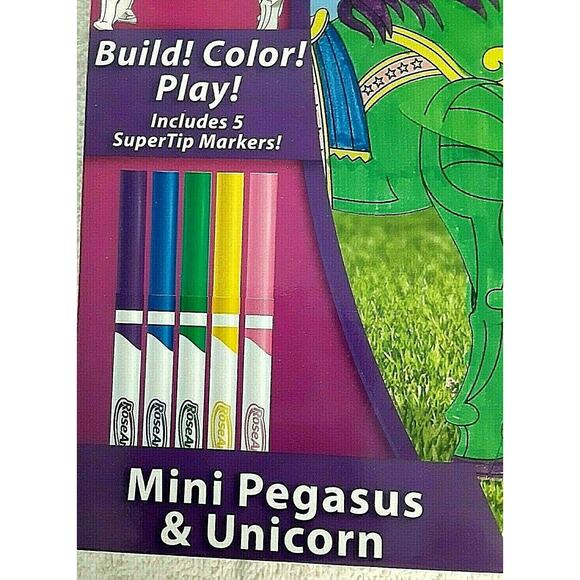 3D Puzzle Unicorn Pegasus Set - Build & Color 🧩 - Picture 5 of 10